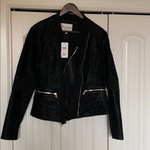 ❌SOLD❌Guess Faux suede biker jacket